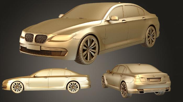 نموذج ثلاثي الأبعاد لآلة CNC السيارات والنقل سيارة BMW 7 F01